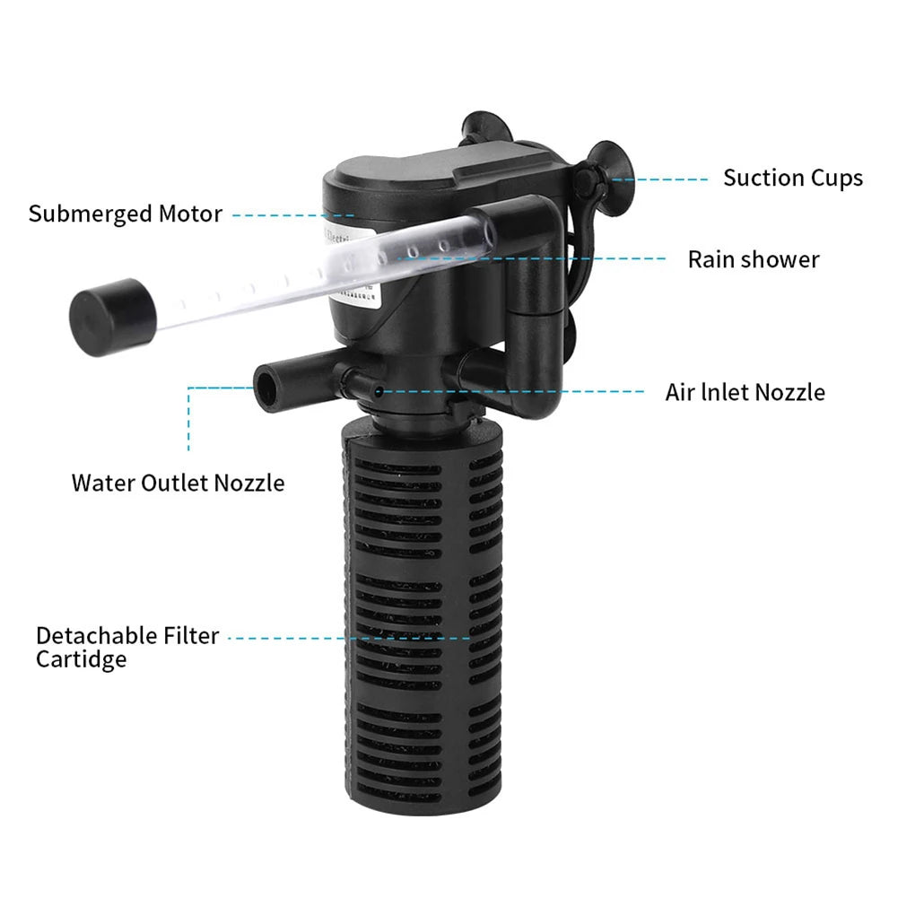 3 in 1 Mini Aquarium Filter