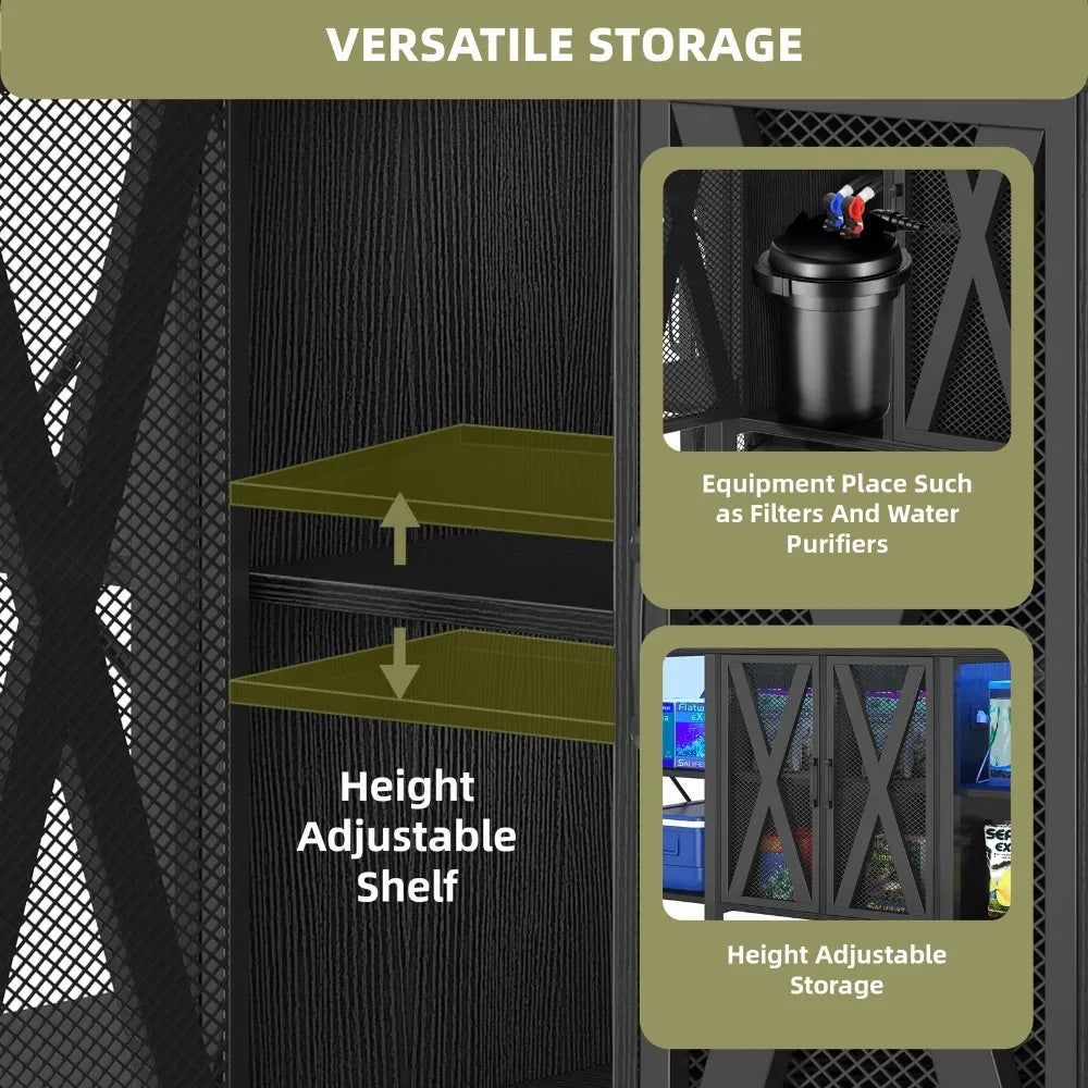 75-120 Gal Fish Tank Cabinet