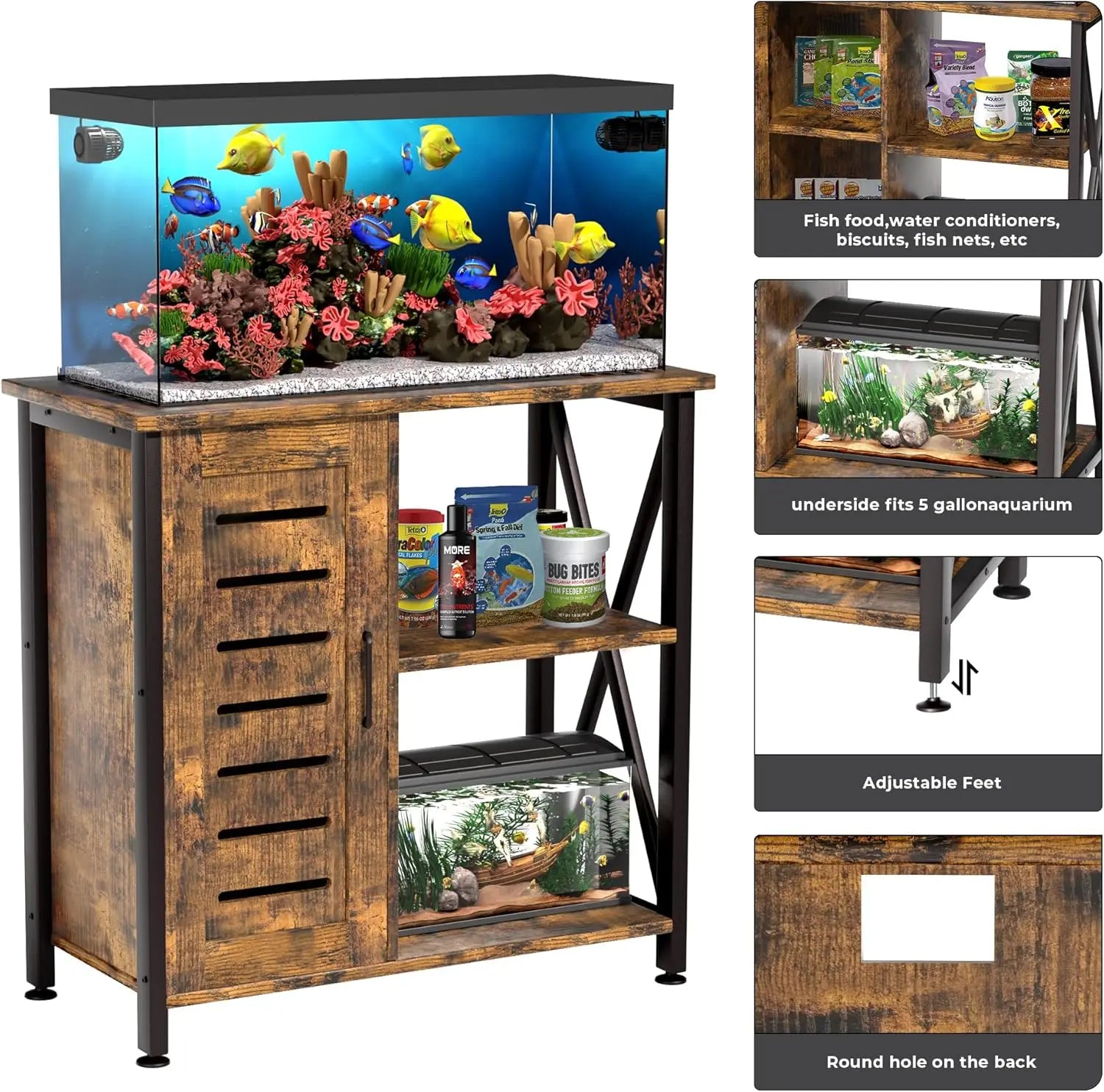 Heavy Duty 20-29 Gallon Aquarium Stand