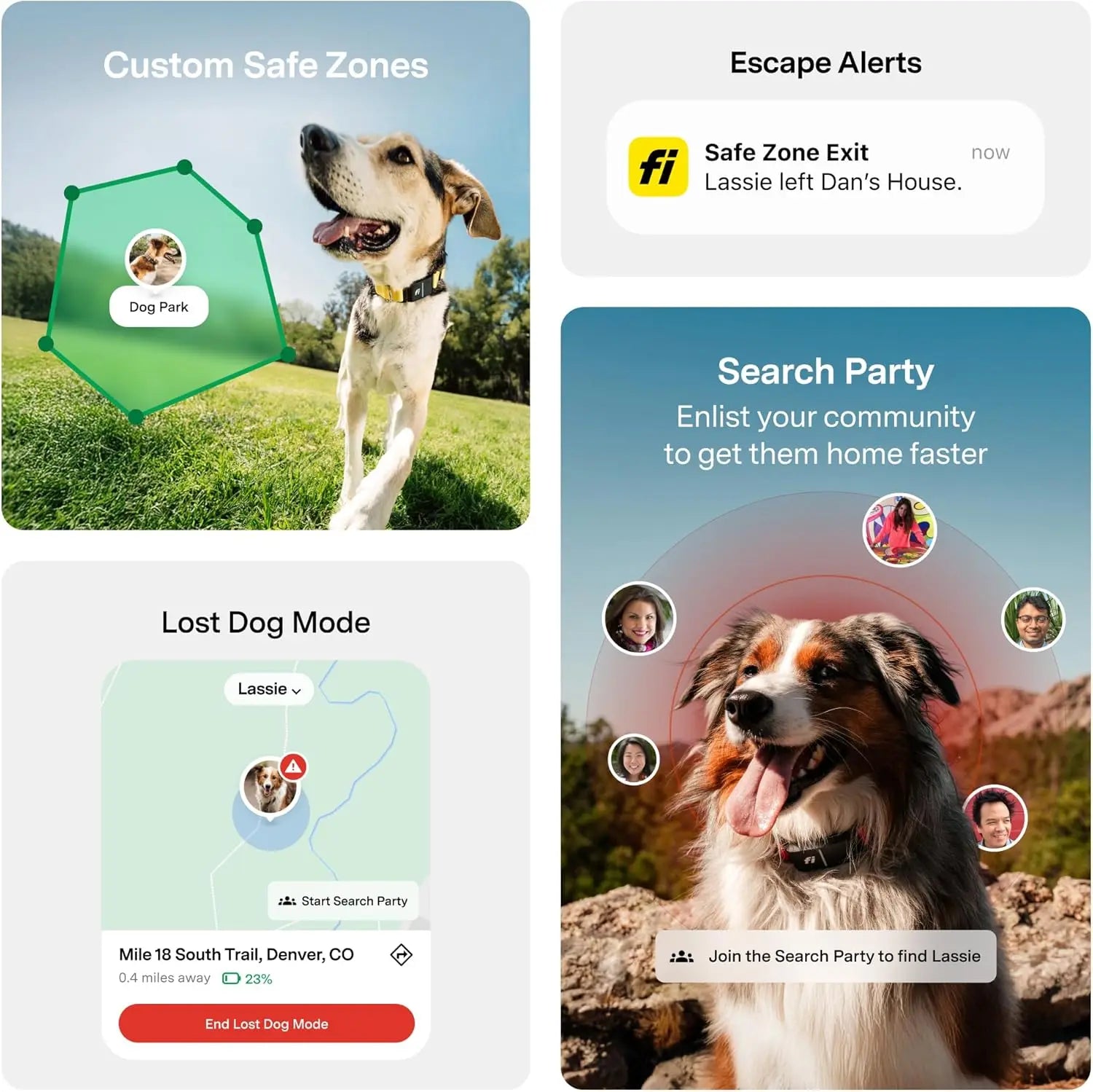 Smart GPS Dog Tracker Collar