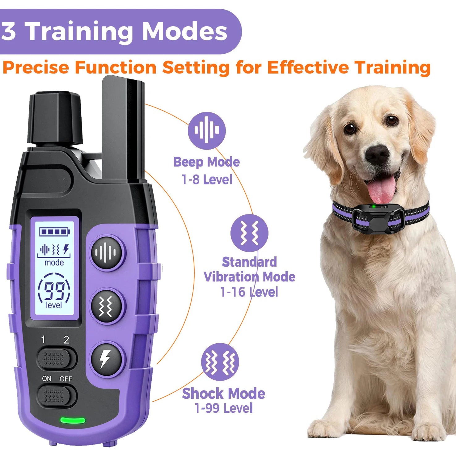 3300Ft Electric Dog Training Collar