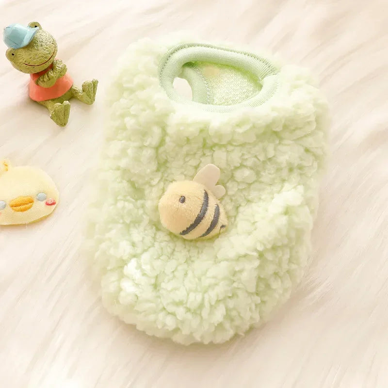 Winter Bunny Kitten Sweater