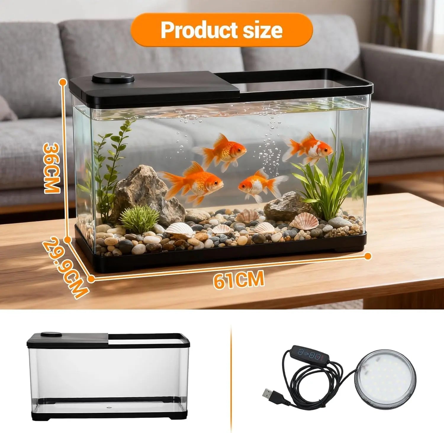 13-Gallon Aquarium Kit