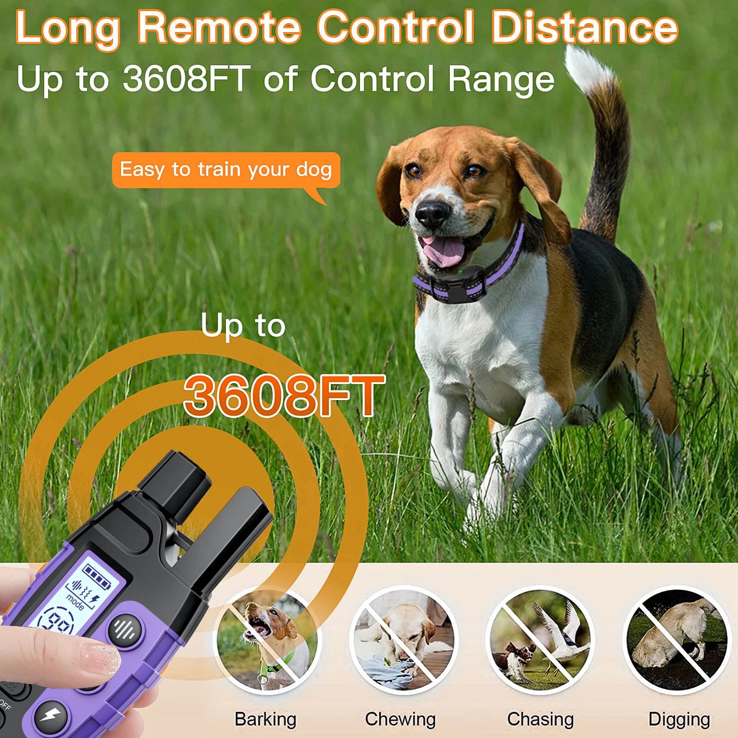 3300Ft Electric Dog Training Collar