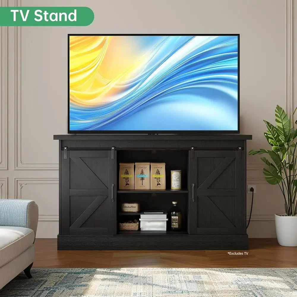 Farmhouse Style Stand with Cabinet