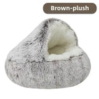 Autumn and Winter soft plush pet bed