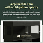 Black Reptile Enclosure with Stand