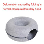 2 in 1 Tunnel for Cats Bed
