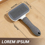 Self-Cleaning Pet Grooming Brush