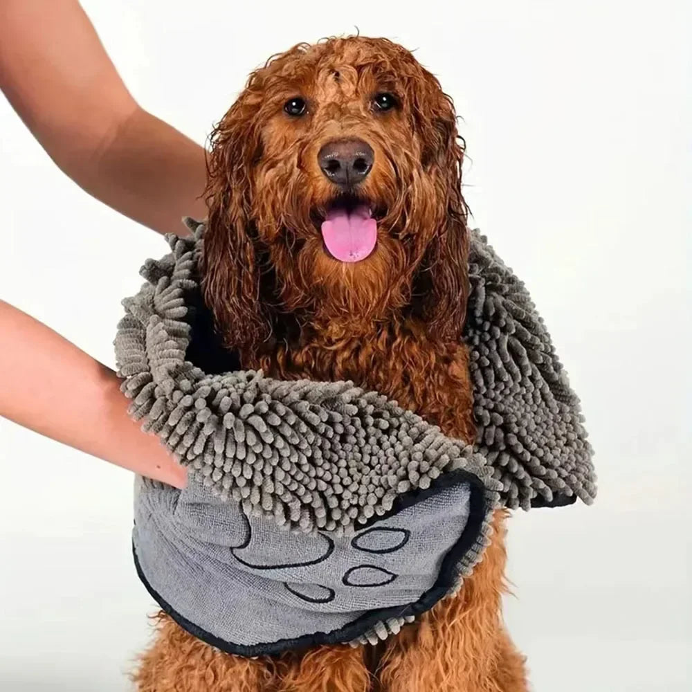 1pc Super Absorbent Pet Bath Towel