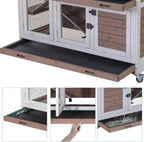 Rabbit Hutch Indoor Bunny House Guinea Pig Cage