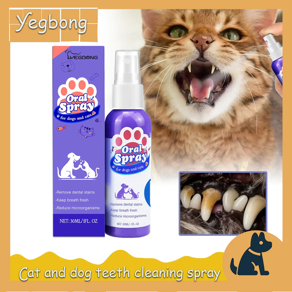4-Piece Pet Oral Care Spray