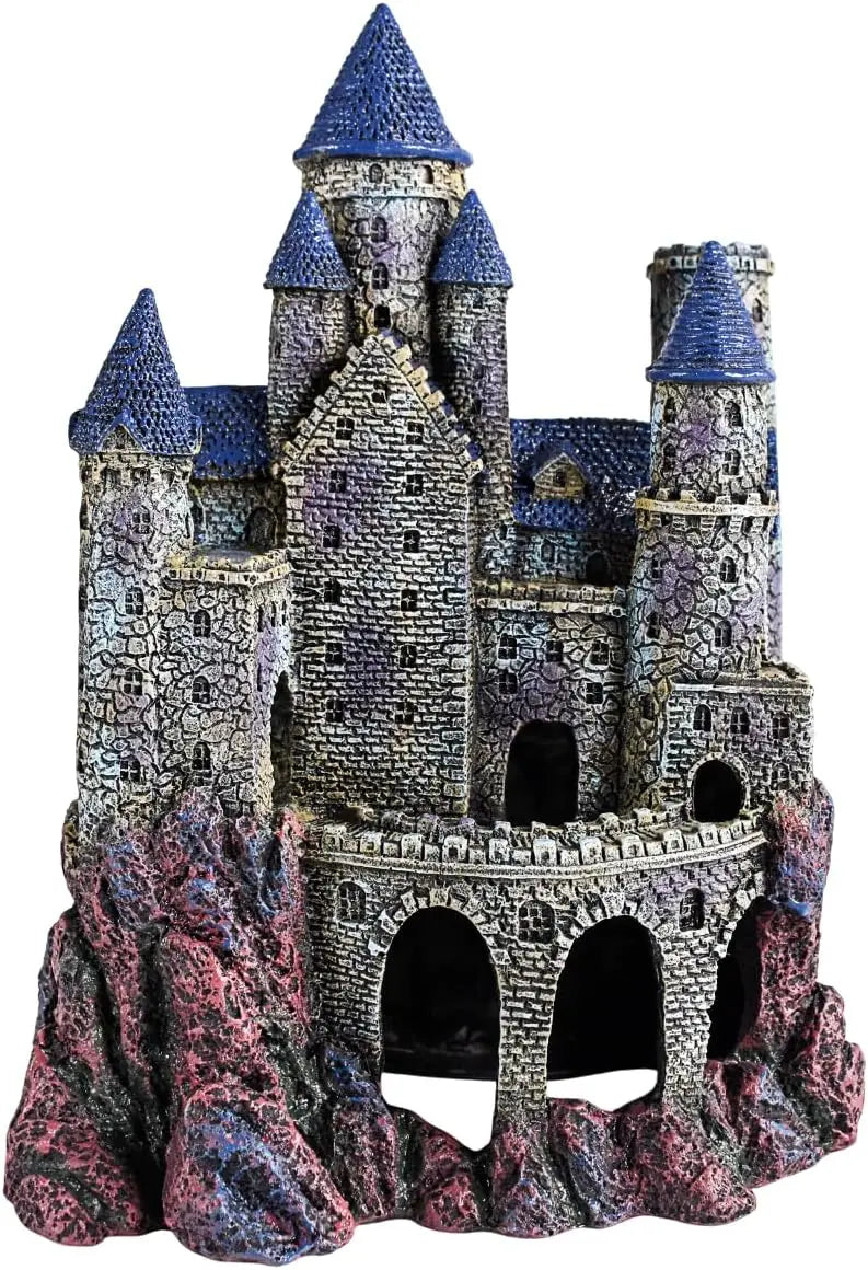 Large Wizard Castle Aquarium Decor
