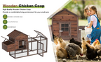 Large Wooden Chicken Coop, 160IN Outdoor