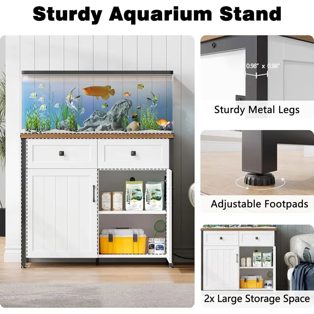 White Heavy-Duty Metal Stand