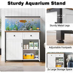White Heavy-Duty Metal Stand
