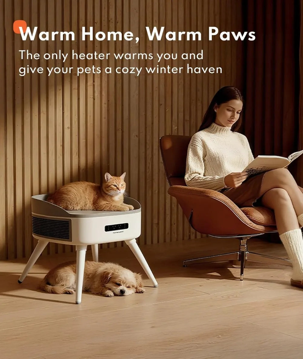 Heated Pet Bed & Air Filtration