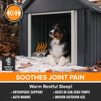 Orthopedic Heated Pet Bed