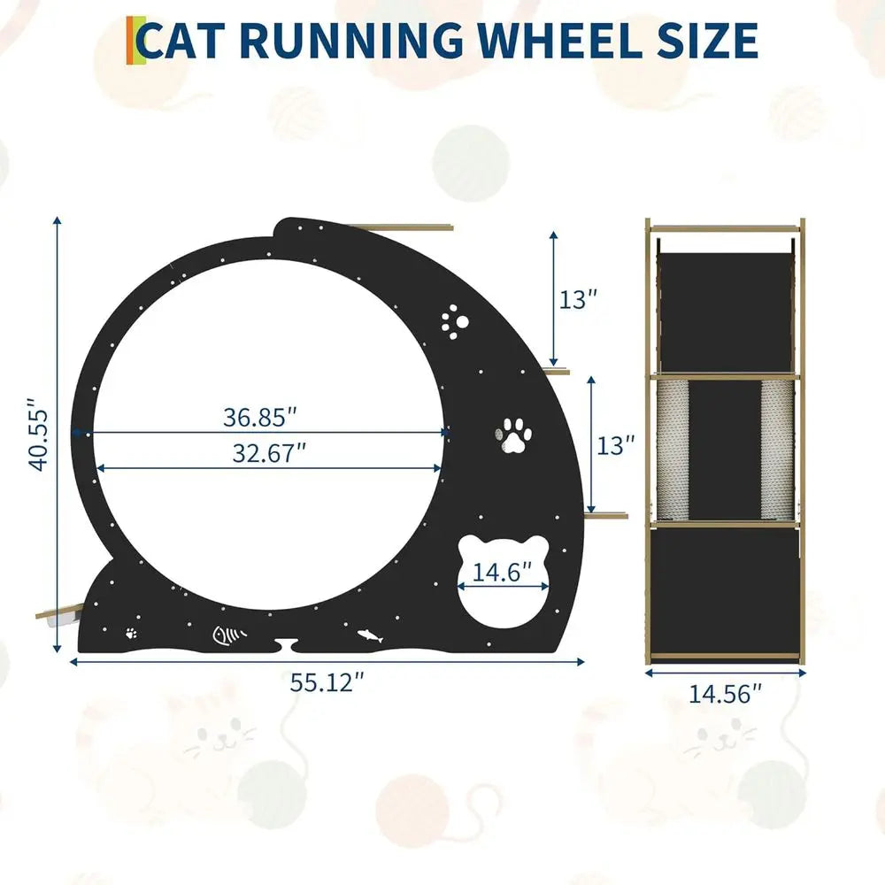 Silent Cat Exercise Wheel
