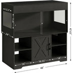 Black Reptile Enclosure with Stand