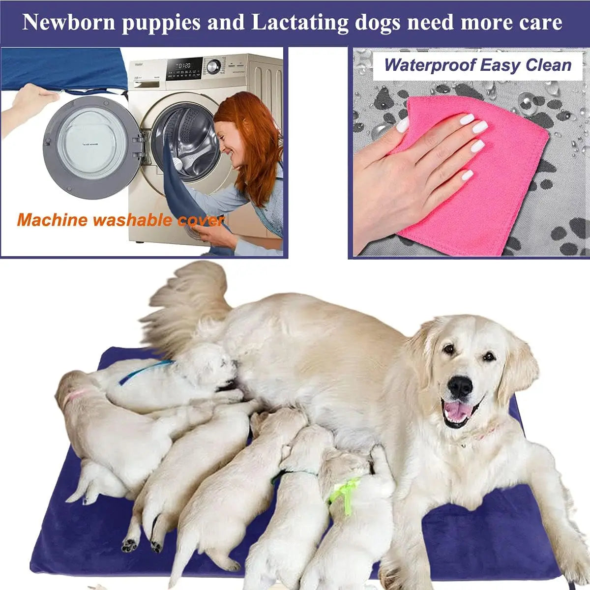 Large Waterproof Pet Heating Pad