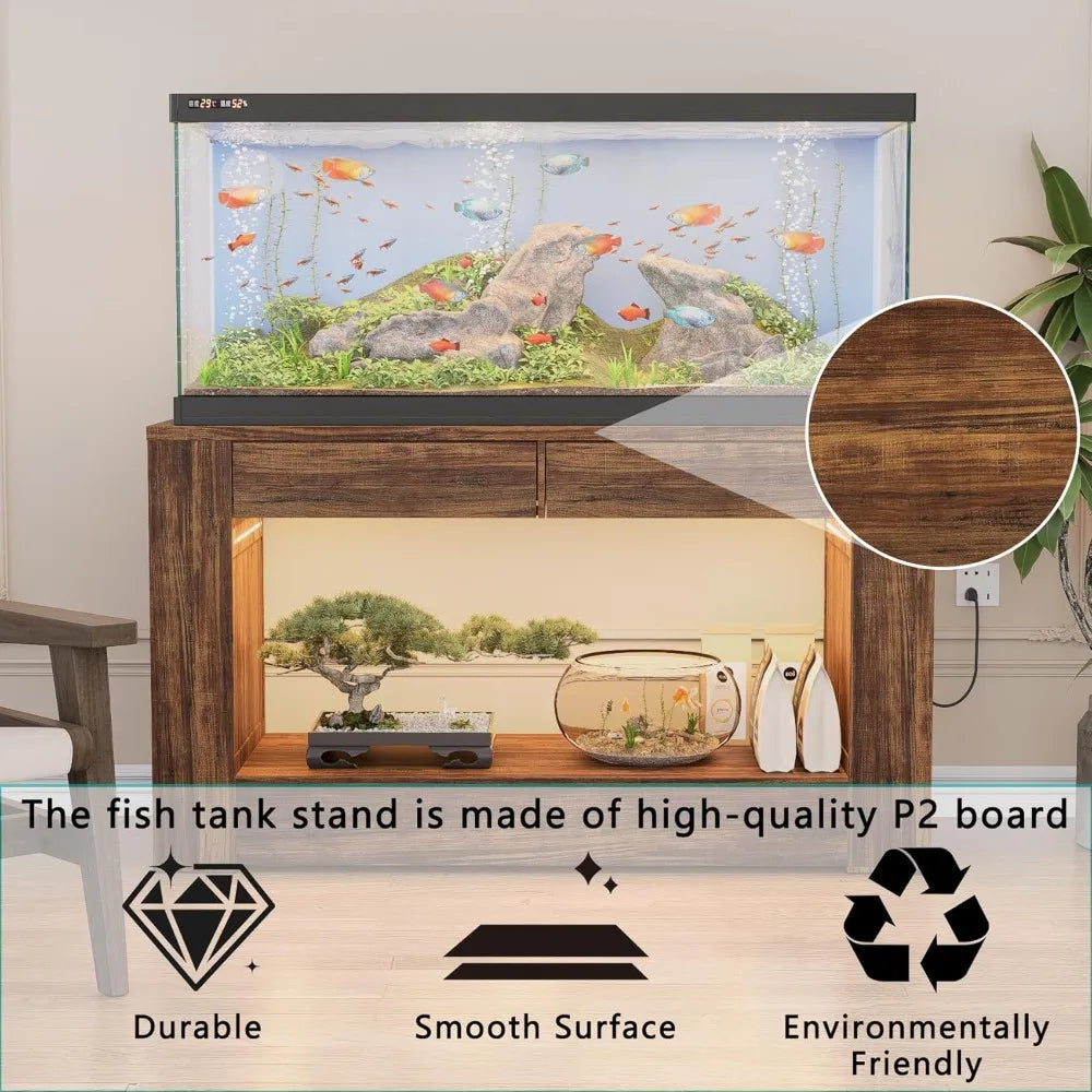 Aquarium Stand for Fish Tank & Turtle Tank